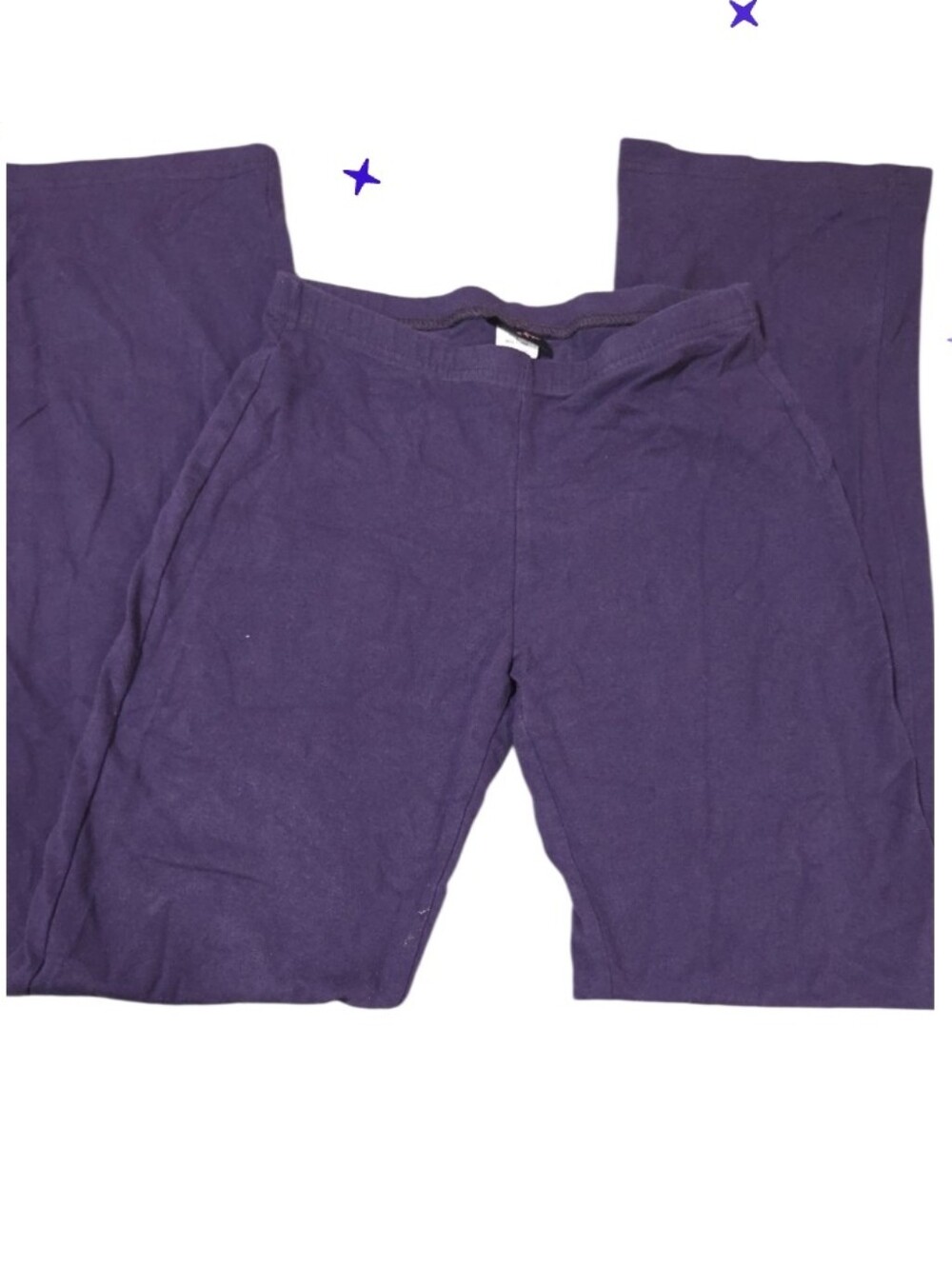 Small Vintage U.s.a Made Shape FX Purple Knit Leggings